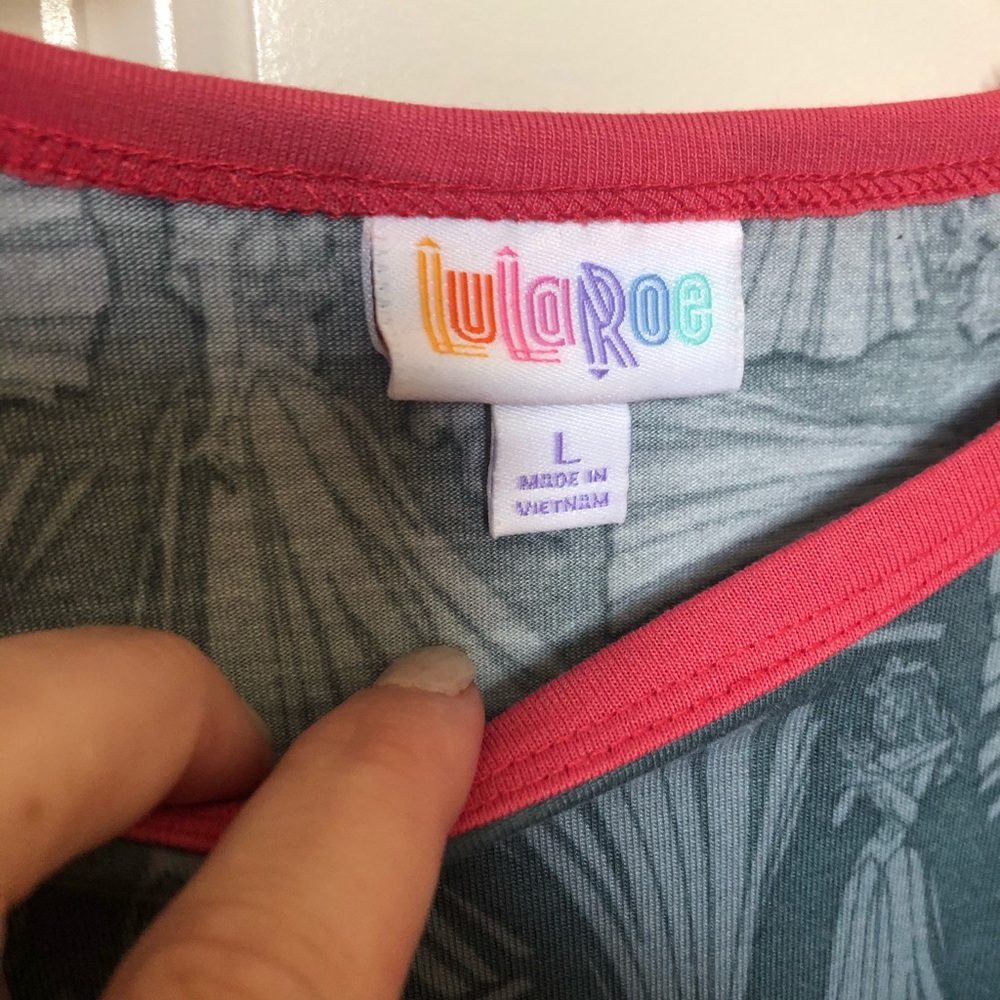 NWT LulaRoe Disney Randy - Aurora size large - Picture 2 of 4